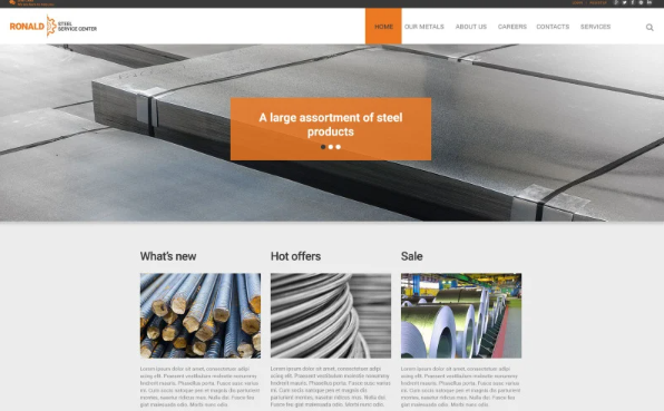 Ronald Website Template