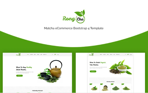 Rongcha – Matcha Bootstrap5 Website Template