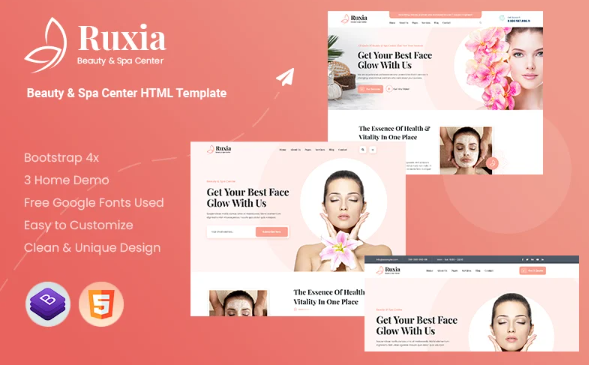 Ruxia – Beauty & Spa Center Website template — Template by Templatemonster