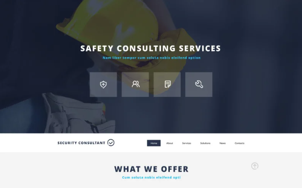 Security Adviser Website Template — Template by Templatemonster