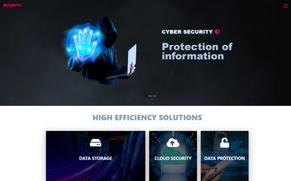 Security HTML Site Template — Template by Templatemonster