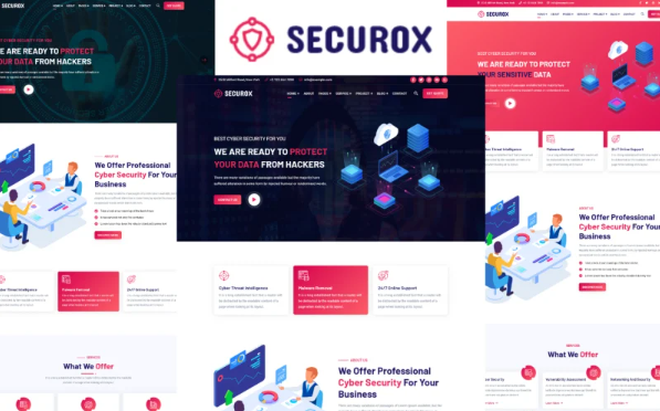 Securox – Cyber Security Services HTML5 Template — Template by Templatemonster