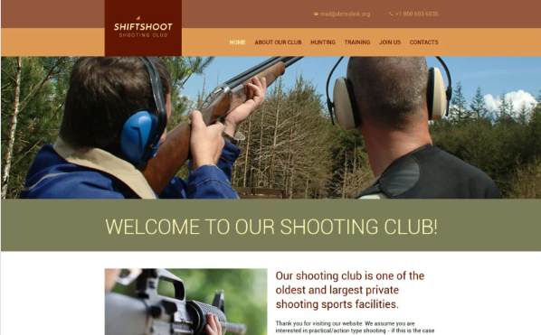 Shiftshoot Website Template — Template by Templatemonster