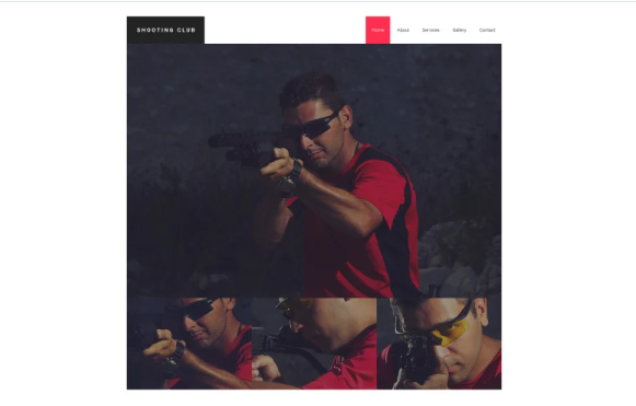 Shooting Responsive Website Template
