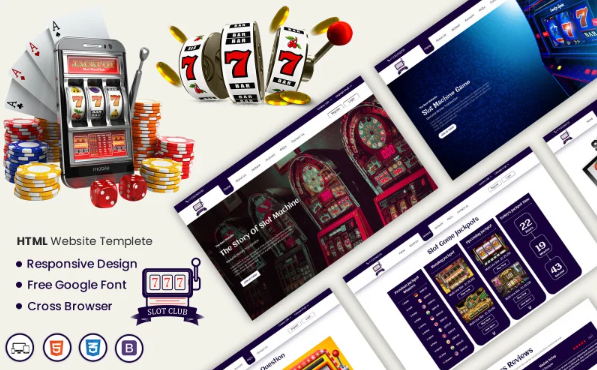 SlotClub – Premium HTML Template for Slot Machine Gaming Sites — Template by Templatemonster