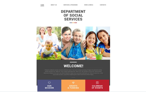 Social Foundation Responsive Website Template
