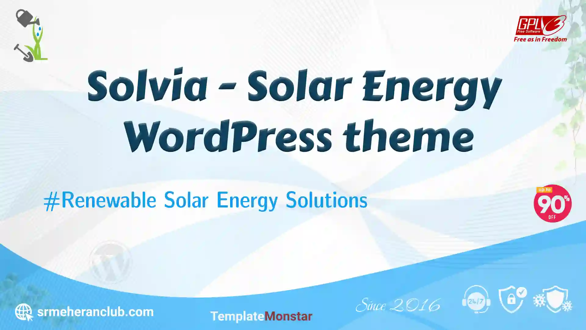 Solvia – Solar Energy WordPress theme — Theme by Templatemonster