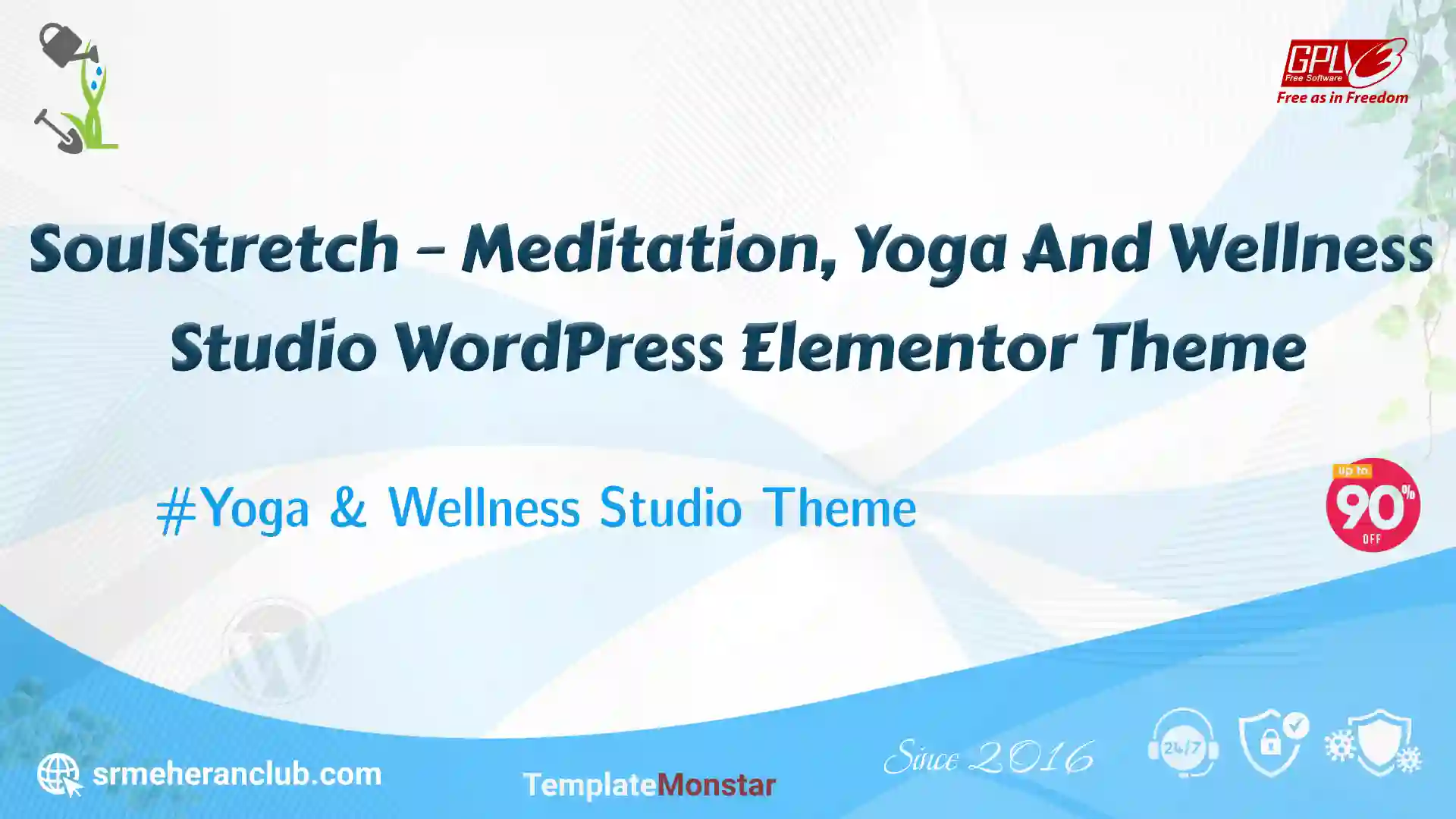 SoulStretch – Meditation, Yoga And Wellness Studio WordPress Elementor Theme — Theme by Templatemonster