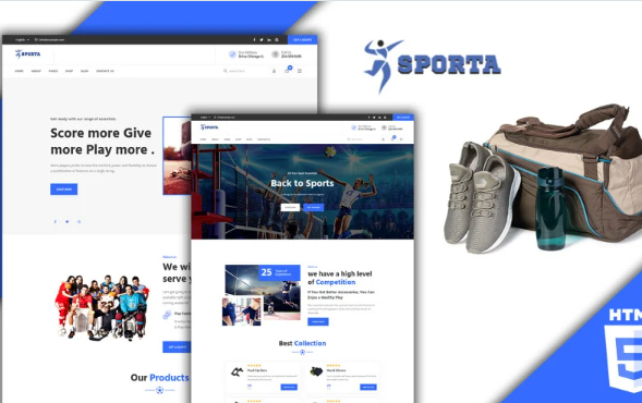 Sporta Sporting Club HTML5 Website Template
