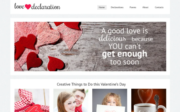 St. Valentine Responsive Website Template