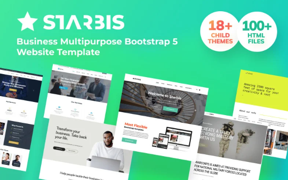 Starbis – Business Multipurpose Bootstrap 5 Website Template — Template by Templatemonster