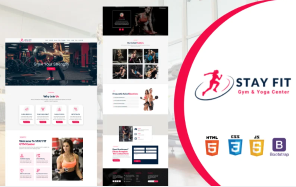 StayFit HTML Web Template — Template by Templatemonster