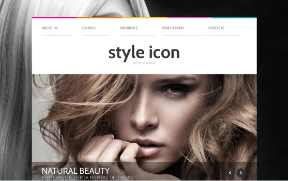 Style Icon Website Template