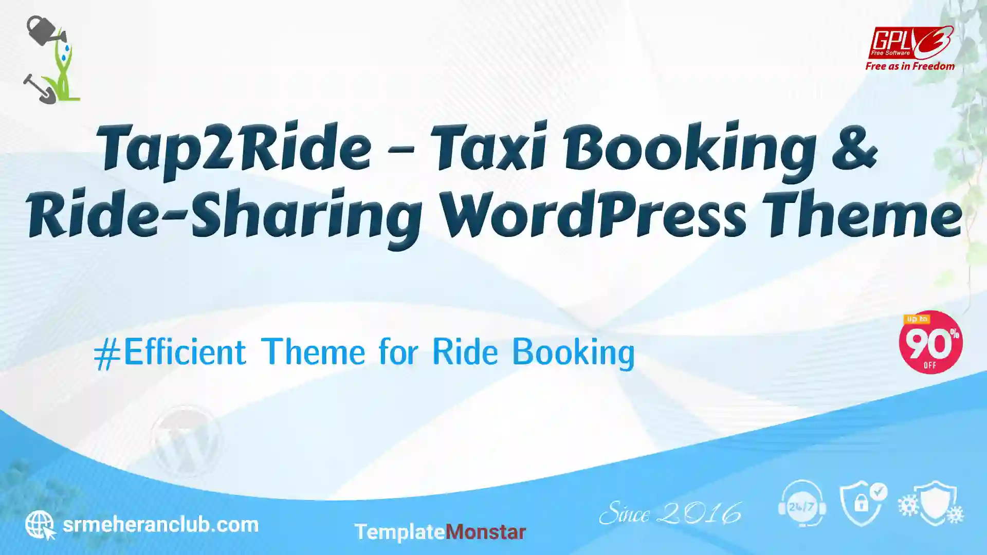 Tap2Ride – Taxi Booking & Ride-Sharing WordPress Theme — Theme by Templatemonster