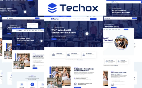 Techox – It Solution & Services HTML5 Template — Template by Templatemonster