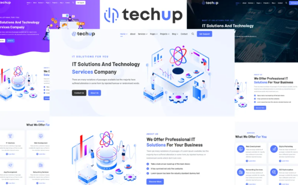 Techup – IT Solutions And Technology HTML5 Template — Template by Templatemonster