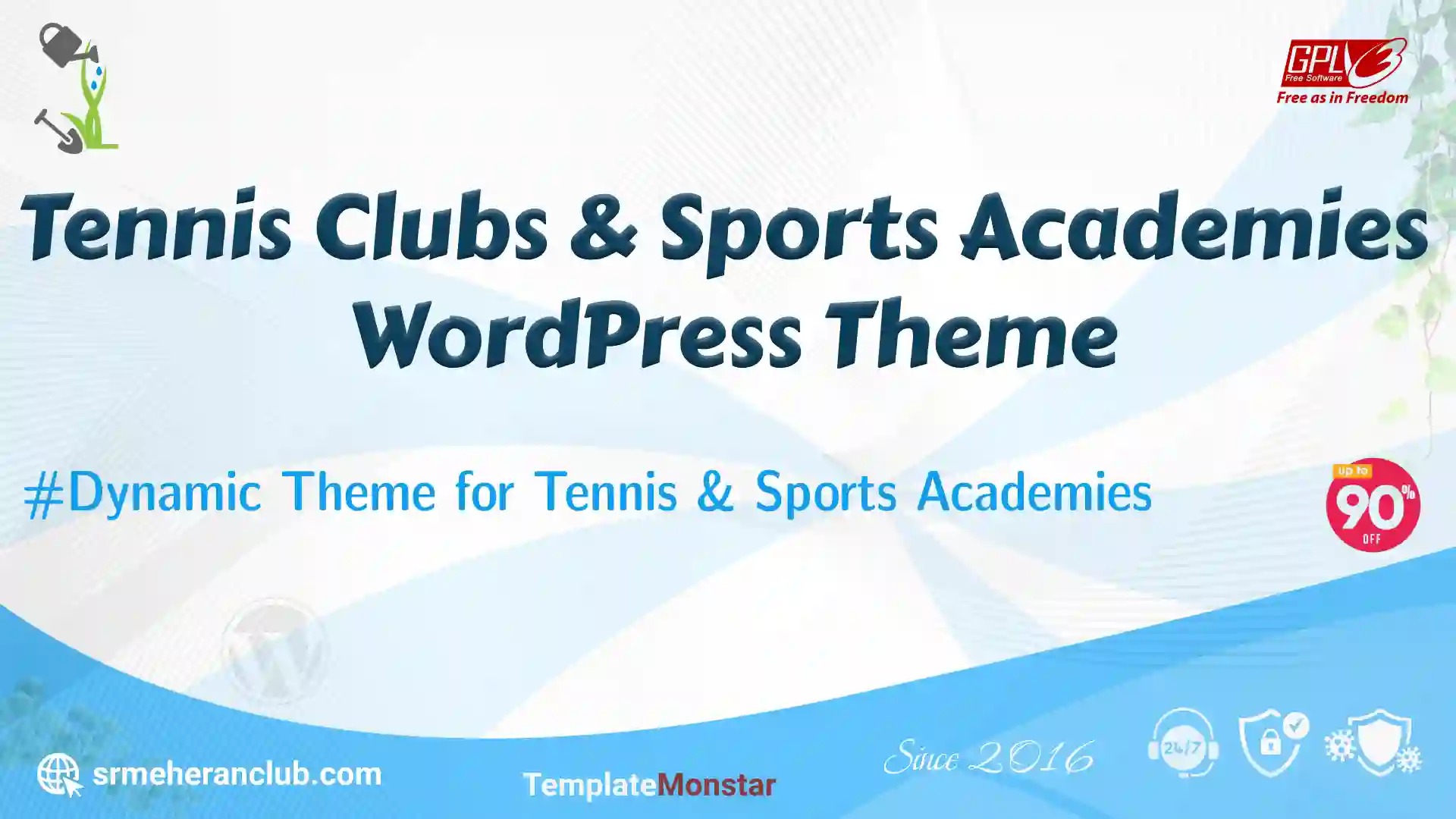 Tennis Clubs & Sports Academies WordPress Theme — Theme by Templatemonster