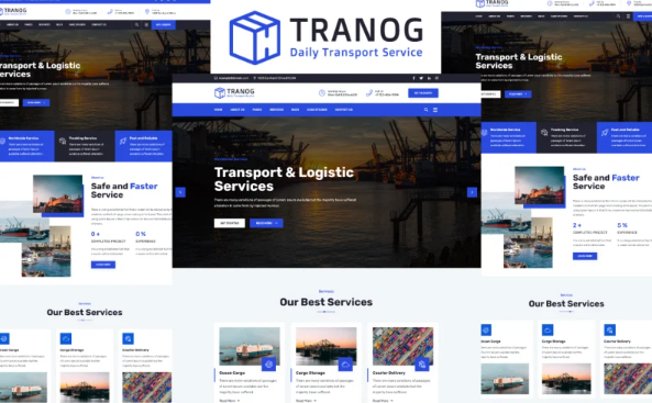 Tranog – Transportation and Logistics HTML5 Template — Template by Templatemonster