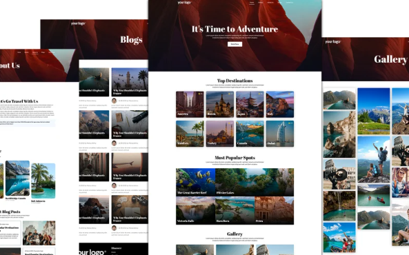 Travel App Bootstrap 5 Template — Template by Templatemonster