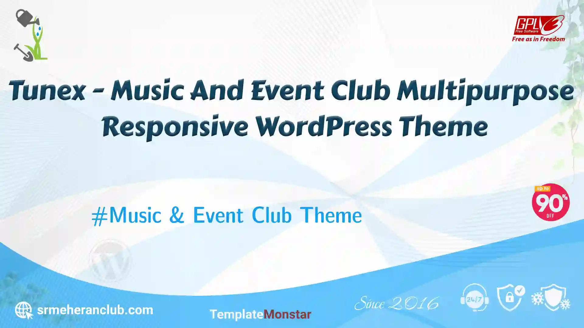 Tunex – Music And Event Club Multipurpose Responsive WordPress Theme — Theme by Templatemonster