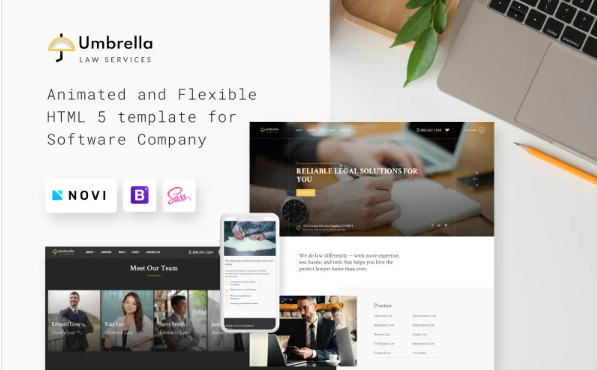 Umbrella – Law Consulting Website Template — Template by Templatemonster