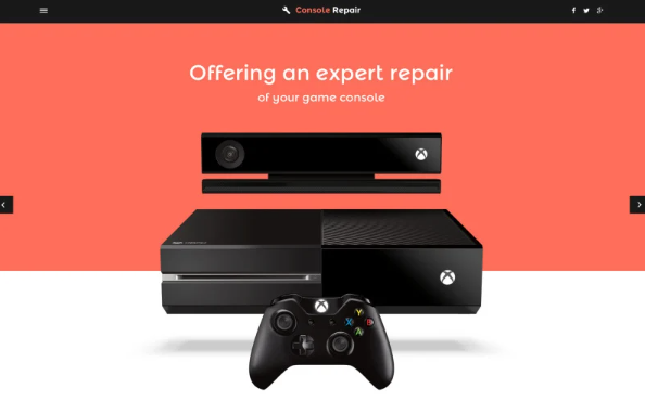 Video Games Website Template