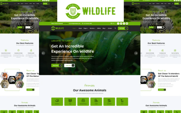Wildlife – Zoo And Safari Park HTML5 Template — Template by Templatemonster