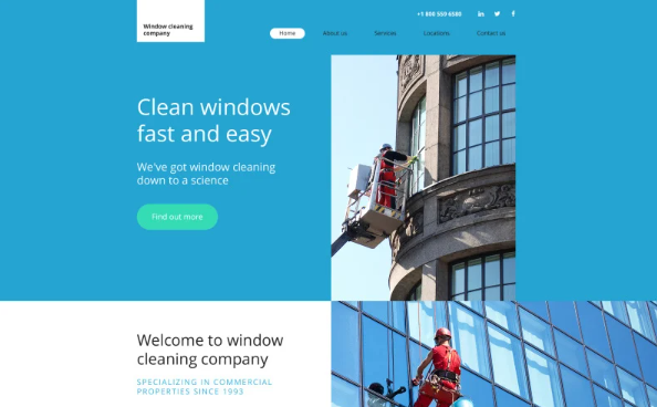 Window Cleaning Website Template