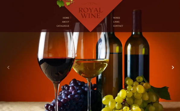 Wine Website Template — Template by Templatemonster