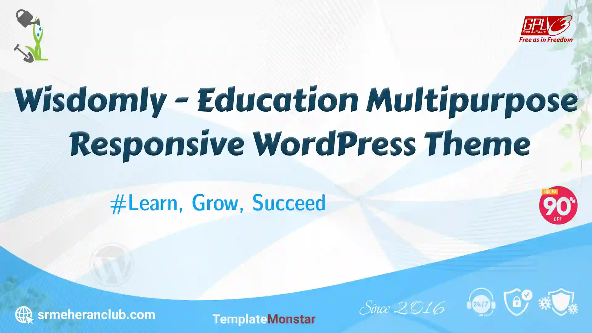 Wisdomly – Education Multipurpose Responsive WordPress Theme — Theme by Templatemonster