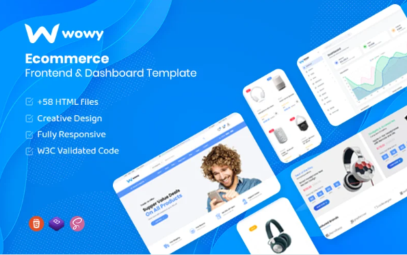 Wowy – Bootstrap 5 Ecommerce Frontend & Dashboard HTML Template — Template by Templatemonster
