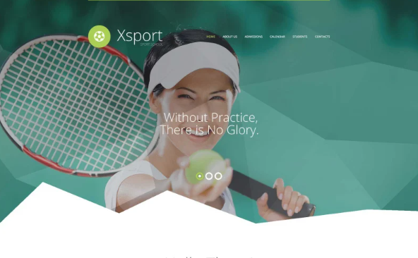 Xsport Website Template — Template by Templatemonster