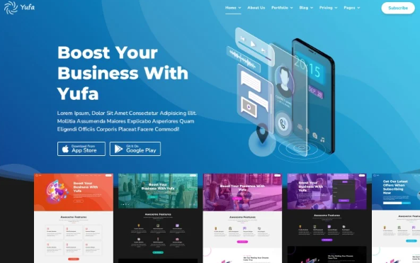 Yufa –IT Solutions & Business Services Multipurpose HTML 5 Website Template — Template by Templatemonster