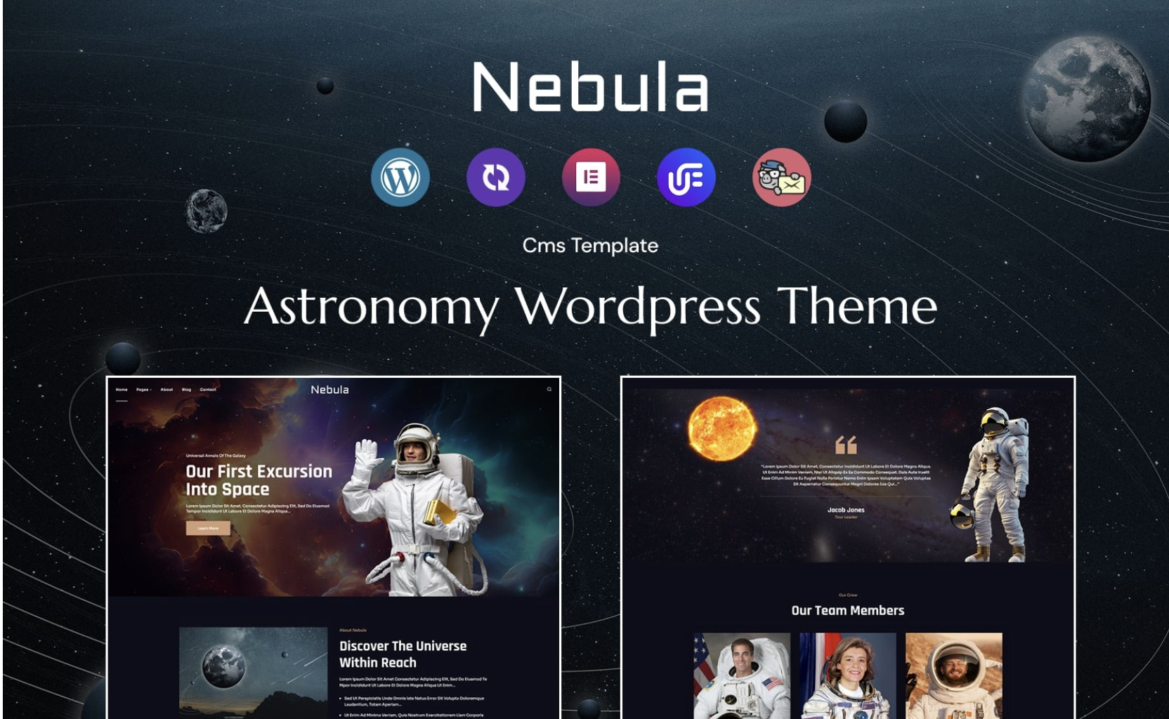 Nebula – Astronomy Wordpress Theme