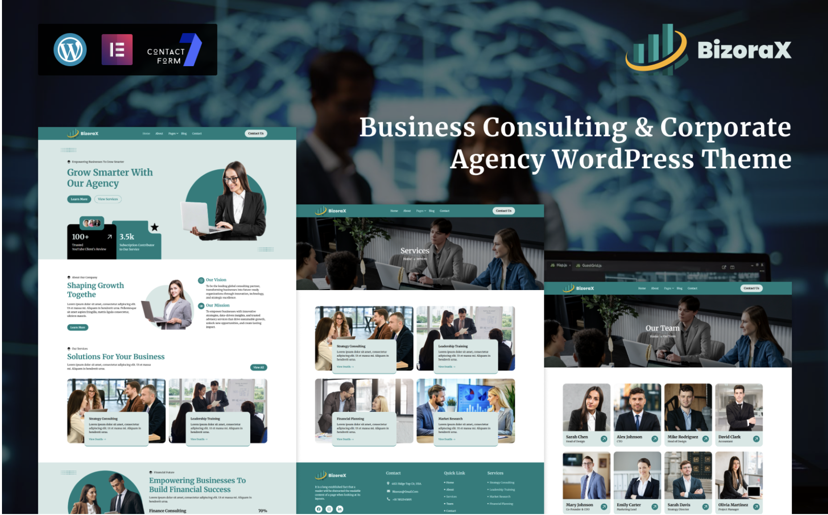 BizoraX – Business Consulting & Corporate Agency WordPress Theme