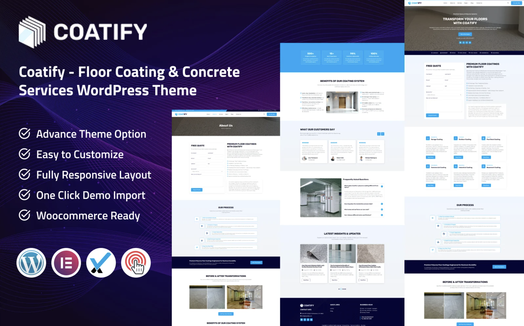 Coatify – Floor Coating & Concrete Services WordPress Theme