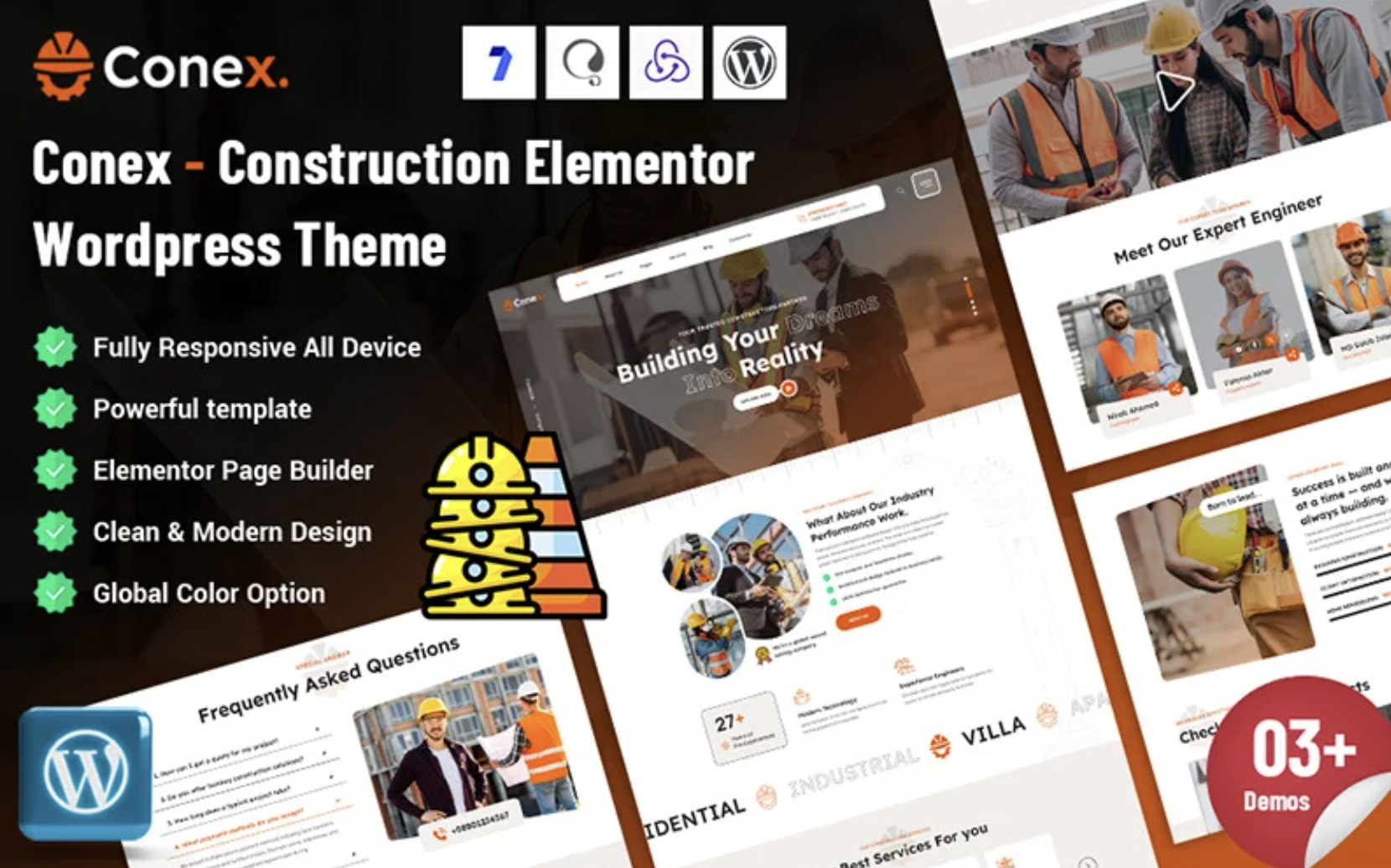 Conez - Construction Elementor WordPress Theme