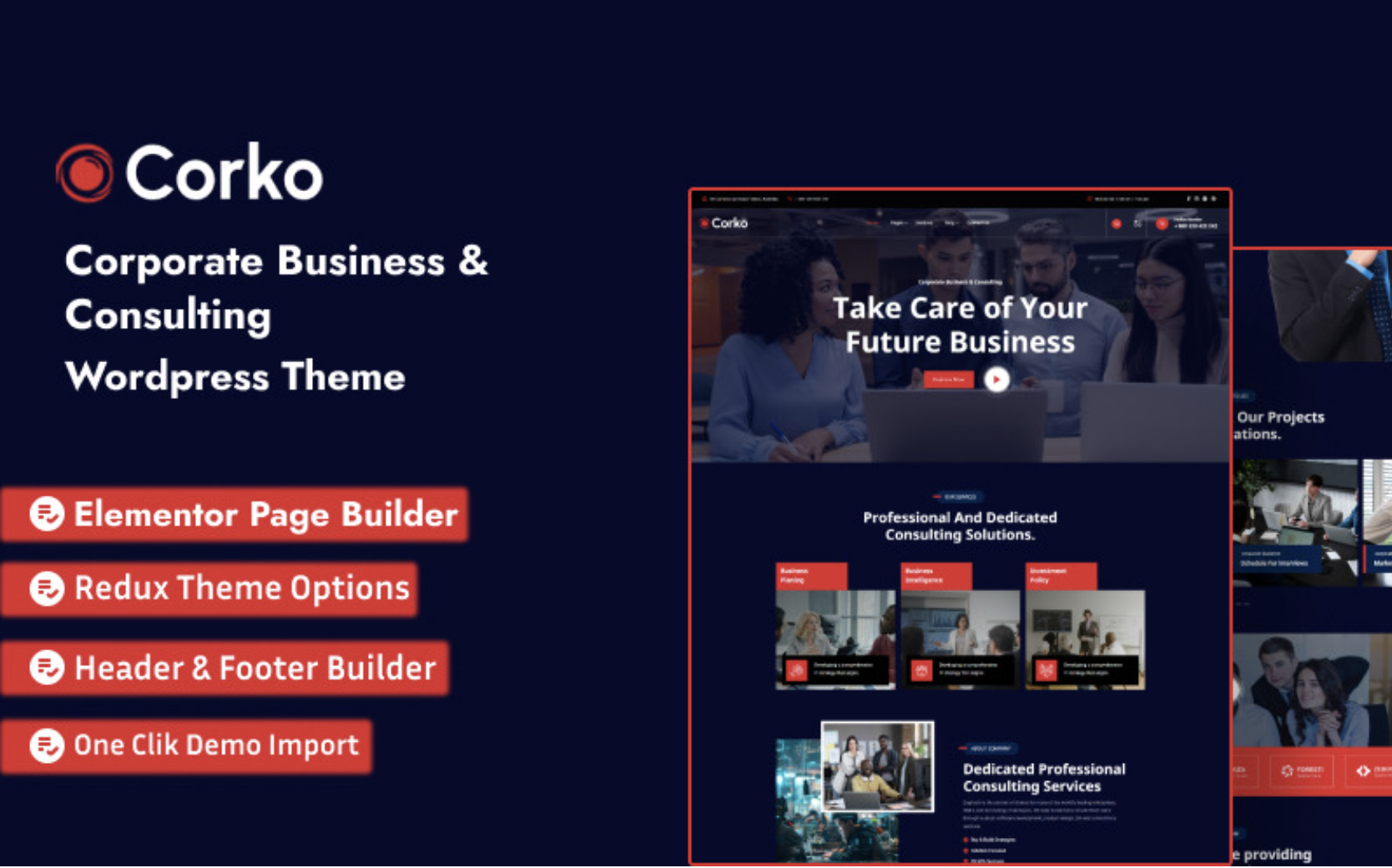 Corko - Corporate Business & Consulting WordPress Theme