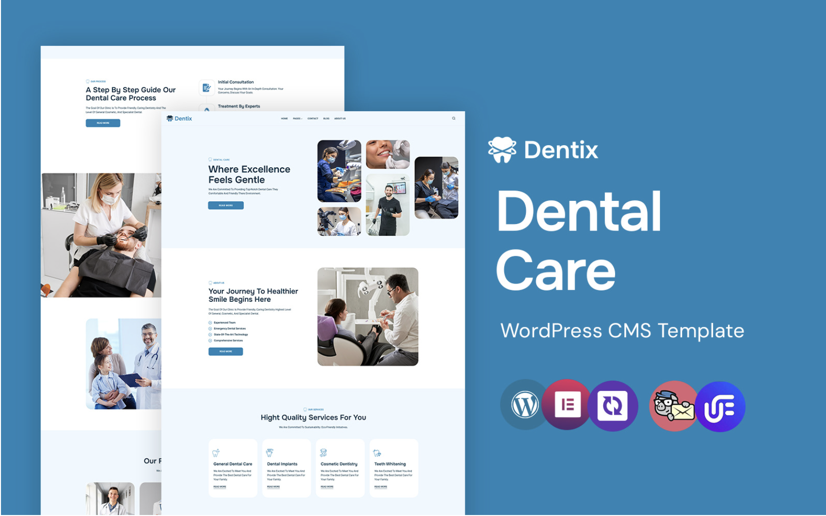 Dentonics - Dental Care Services WordPress Themee