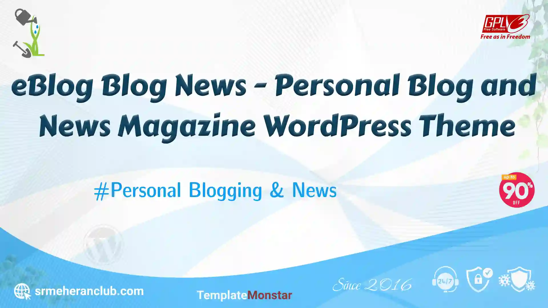 eBlog Blog News – Personal Blog and News Magazine WordPress Theme — Theme by Templatemonster