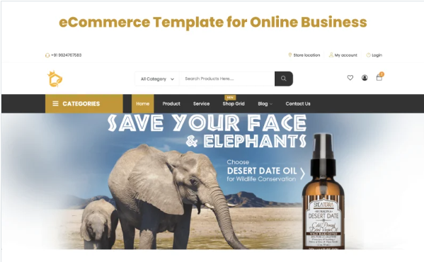 eCommerce Template for Online Business — Template by Templatemonster