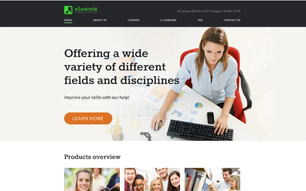 eLearnix Website Template