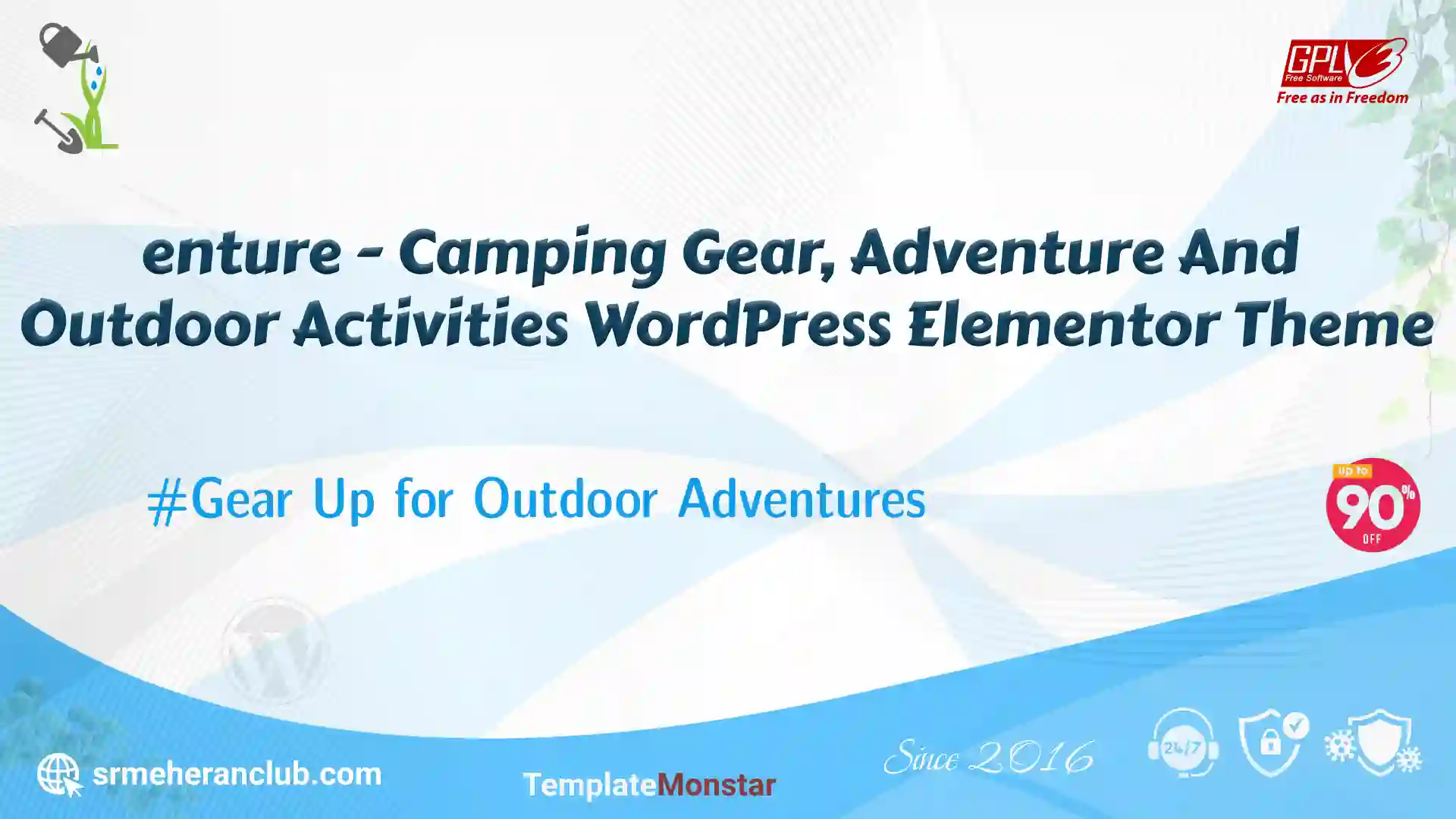 Venture – Camping Gear, Adventure And Outdoor Activities WordPress Elementor Theme — Theme by Templatemonster