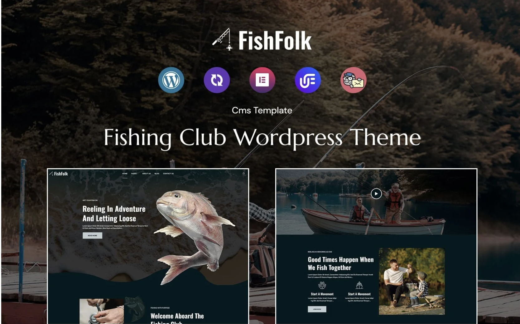 FishFolk - Fishing Club WordPress theme