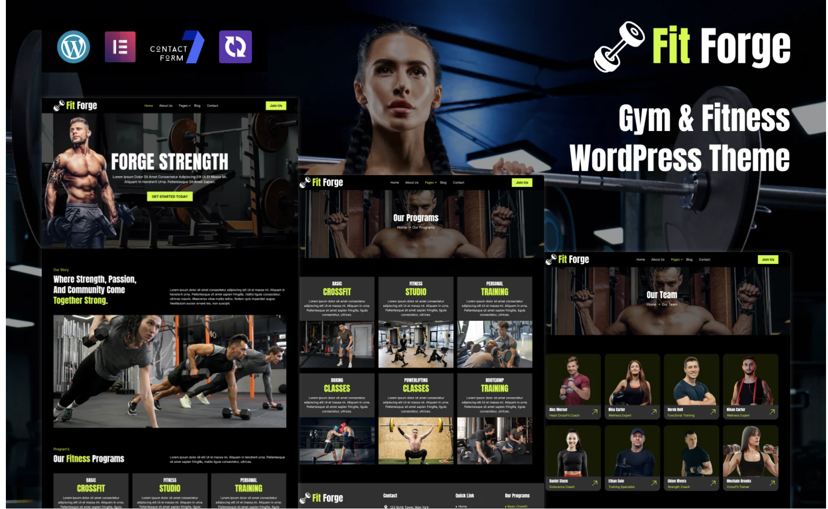 FitForge – Gym & Fitness WordPress Theme