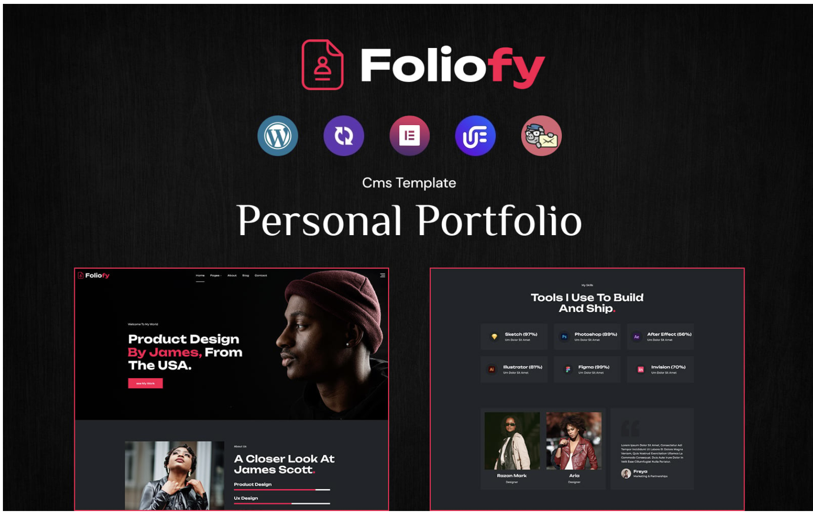 Foliofy – Personal Portfolio Wordpress Theme