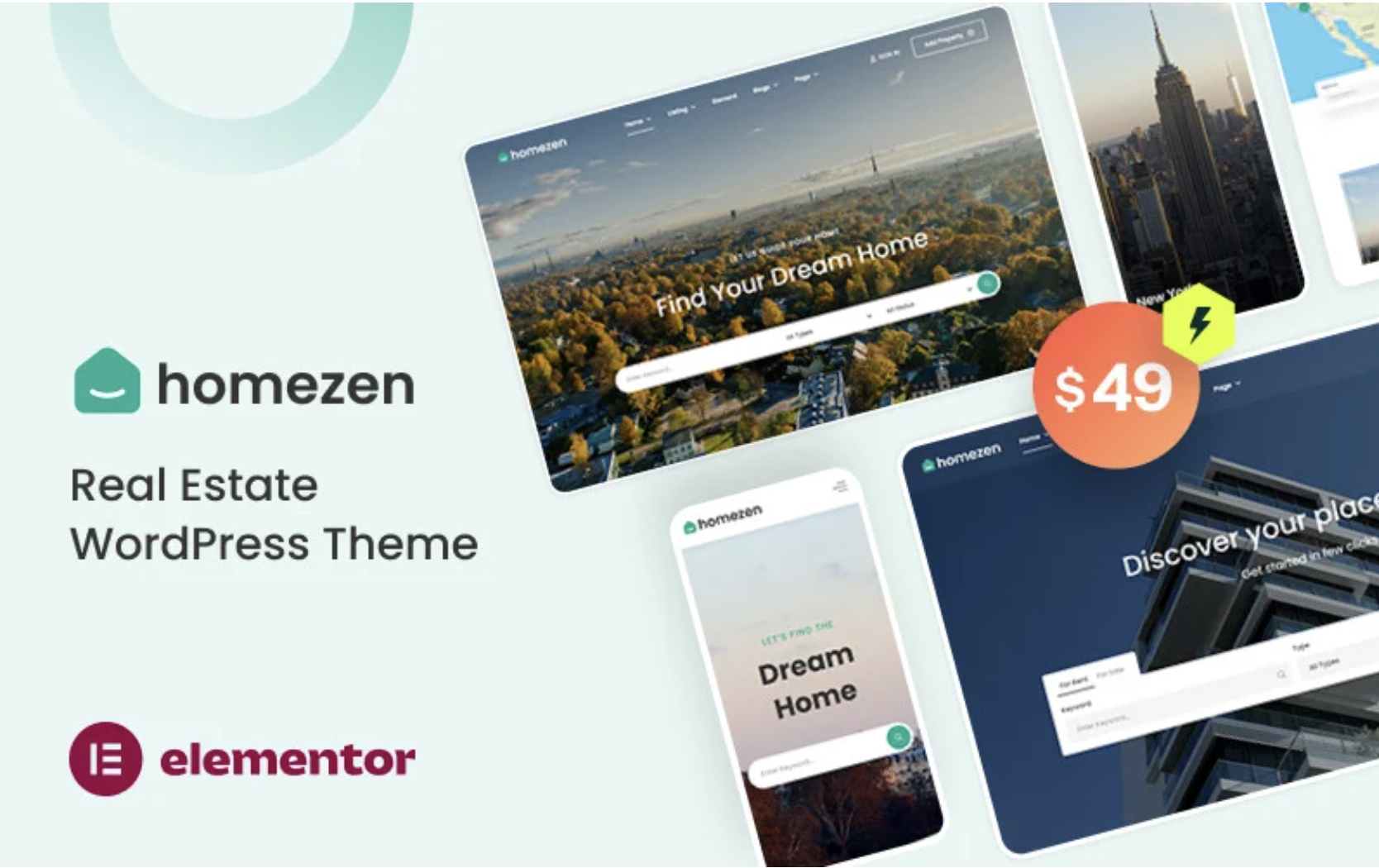 Homezen - Real Estate WordPress Theme