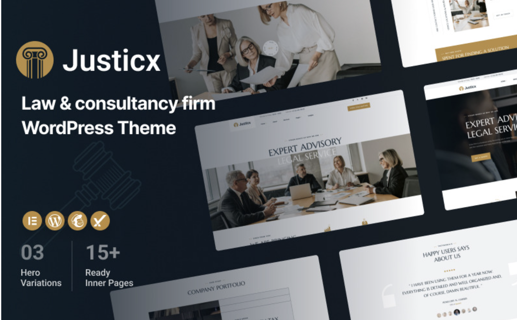 Justicx - Law & Consultancy Firm WordPress Theme