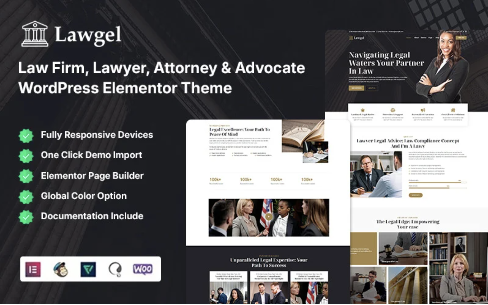 Legance – Lawyer & Legal Advisor WordPress Theme