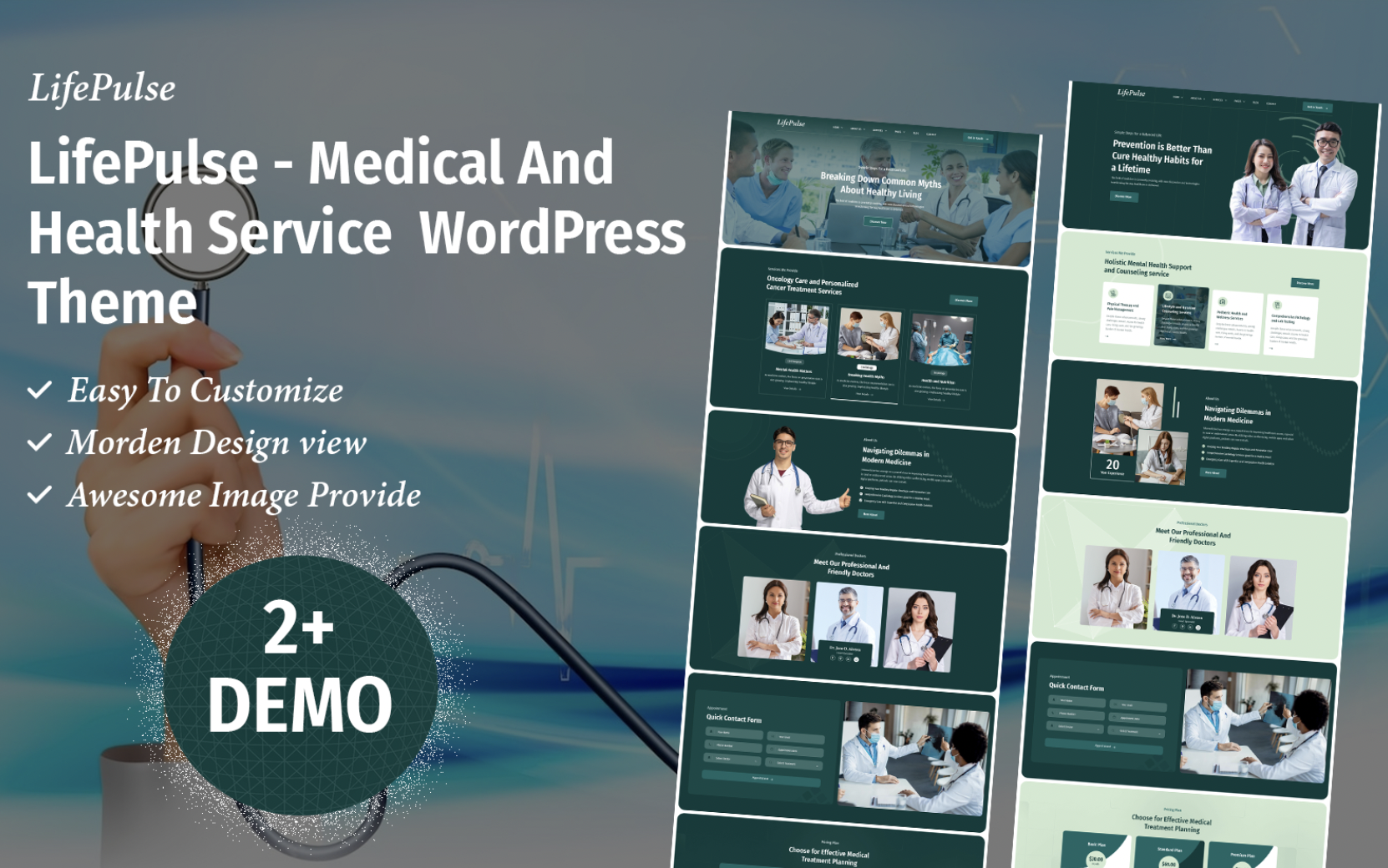 LifePulse – Medical And Healthcare WordPress Theme